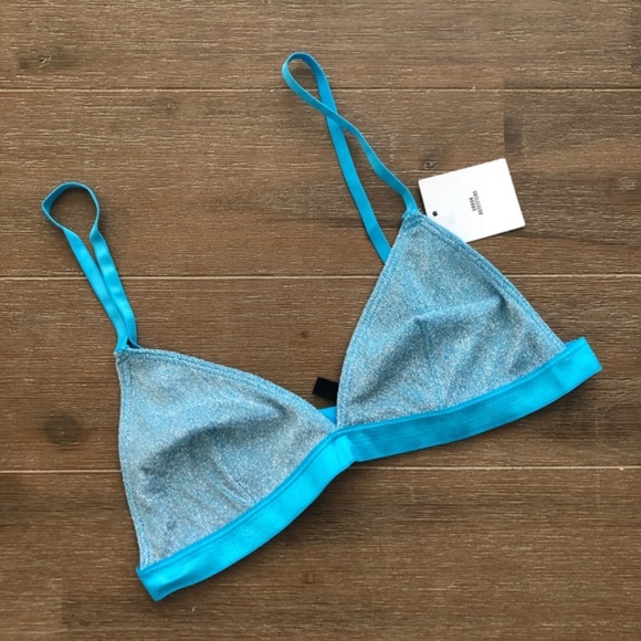 Urban Outfitters Other - NWT Urban Outfitters Shimmer Triangle Bra S